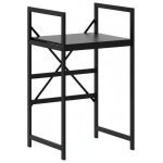 Meuble de superposition machine  laver seche - linge cindy noir