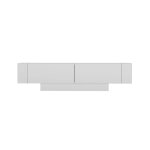 Meuble tv 2 portes blanc - l150 cm Meuble tv 2 portes blanc - l150 cm