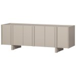 Meuble tv 3 portes en bois de pin, gris Meuble tv 3 portes en bois de pin, gris