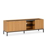 Meuble tv 3 portes couleur chne