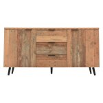 Meuble tv en bois recyclé et métal style industriel Meuble tv en bois recyclé et métal style industriel