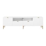 Meuble tv effet bois blanc Meuble tv effet bois blanc