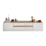 Meuble tv effet bois , blanc Meuble tv effet bois , blanc