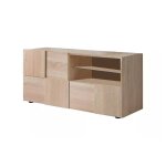 Meuble tv effet bois chne clair 122x43h57 cm