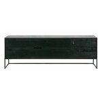 Meuble tv en frêne noir 180 cm Meuble tv en frêne noir 180 cm