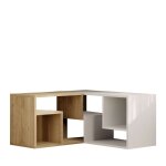 Meuble tv modulable en bois l145cm - blanc