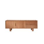 Meuble tv en teck massif 150 cm