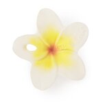 Mini anneau de dentition fleur blanc