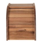 Mini boîte à pain en bois d'acacia Mini boîte à pain en bois d'acacia