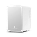 Mini frigo cosmtique 10l avec miroir et led 12v / 220v blanc