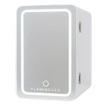 Mini frigo cosmtique 6, 5l avec miroir et led 12v / 220v blanc