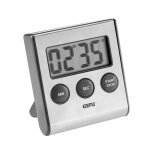 Minuteur numérique en acier inoxydable argent Minuteur numérique en acier inoxydable argent