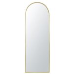 Miroir arche en métal doré 55x160 Miroir arche en métal doré 55x160