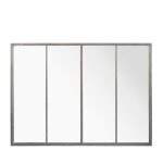 Miroir atelier verrière 90x120 - argent Miroir atelier verrière 90x120 - argent