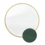 Miroir avec dtail en mtal maill 67 cm
