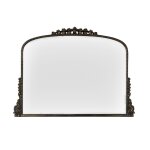 Miroir mural chic baroque dor� avec cadre bois orn� 91x58 cm