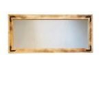 Miroir mural horizontal cadre bois 110x50 cm