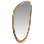 Miroir organique en bois de manguier 36x81 Miroir organique en bois de manguier 36x81