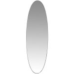 Miroir ovale en métal noir 45x150 Miroir ovale en métal noir 45x150