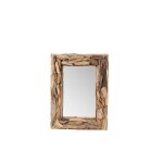 Miroir rectangulaire en bois flott 60x80
