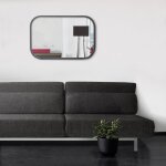 Miroir rectangulaire industriel 40x60 noir Miroir rectangulaire industriel 40x60 noir