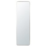 Miroir rectangulaire en métal doré mat 39x129 Miroir rectangulaire en métal doré mat 39x129
