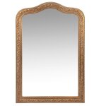 Miroir rectangulaire à moulures doré mat 65x95 Miroir rectangulaire à moulures doré mat 65x95