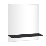 Miroir rectangulaire avec tablette en m�tal