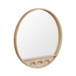 Miroir rond chêne 60x60cm Miroir rond chêne 60x60cm