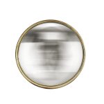 Miroir rond convexe bords fins 80 cm