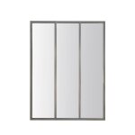 Miroir verrière style industriel 90x120 - argent Miroir verrière style industriel 90x120 - argent