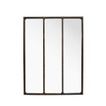 Miroir verrière style industriel 90x120 - métal oxydé Miroir verrière style industriel 90x120 - métal oxydé