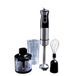 Mixeur plongeant noir et acier inoxydable