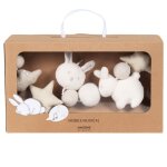 Mobile musical bb cru, blanc et taupe