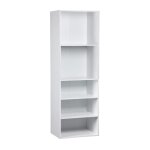 Module dressing avec 5 tagres blanc