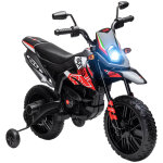 Moto lectrique enfants 2 moteurs 12v plastique rouge