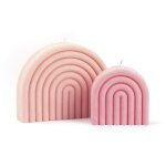 Moule � bougie arc - en - ciel