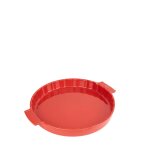 Moule  tarte cramique rouge d30cm