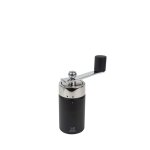 Moulin  muscade manuel en bois noir mat h16cm