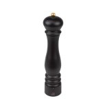 Moulin à poivre électrique en bois chocolat h34cm Moulin à poivre électrique en bois chocolat h34cm