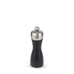 Moulin  poivre manuel en bois noir et inox h15cm