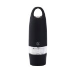 Moulin à sel électrique en abs soft touch noir h18cm Moulin à sel électrique en abs soft touch noir h18cm
