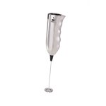 Mousseur  lait lectrique en acier inoxydable argent