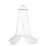 Moustiquaire de lit polyester blanc 60x250cm Moustiquaire de lit polyester blanc 60x250cm
