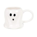 Mug fantme en grs blanc et noir