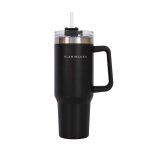 Mug isotherme avec paille acier inoxydable 1, 18 litres noir Mug isotherme avec paille acier inoxydable 1, 18 litres noir