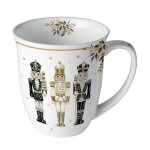 Mug en porcelaine fine casse - noisette