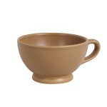 Mug  soupe en faence marron