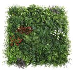 Mur v�g�tal artificiel fleurie premium 100x100 cm