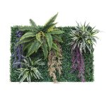 Mur végétal artificiel en kit diy 120x80cm n 1 Mur végétal artificiel en kit diy 120x80cm n 1